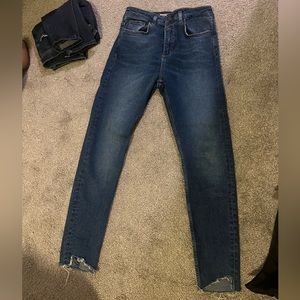 Zara high rise jeans